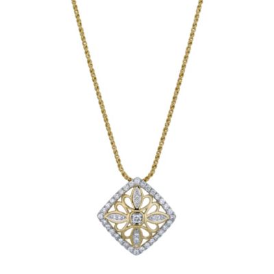 Sattva 18ct Yellow Gold 1/2 Carat Diamond Pendant - Product number 9361146