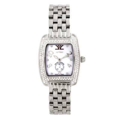 Le Vian diamond & stainless steel bracelet watch - Product number 9363432