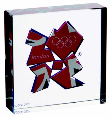 London 2012 Union Jack Flag Emblem Gift Block - Product number 9364072