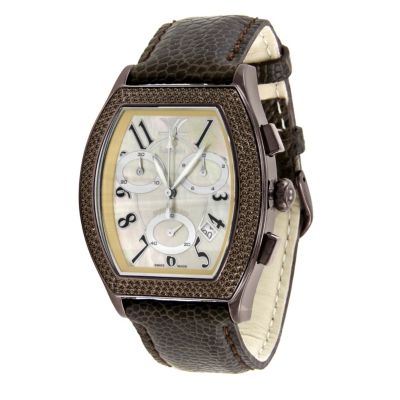 Le Vian chocolate diamond & brown strap watch - Product number 9364951