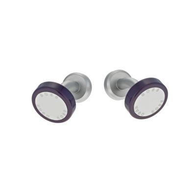 Hugo Boss Jannik men's purple round cufflinks - Product number 9372954