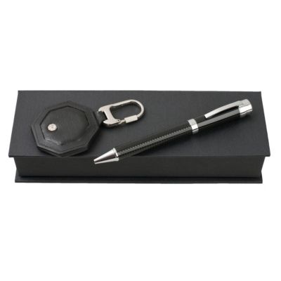 Cerruti black pen & keyring set - Product number 9374639