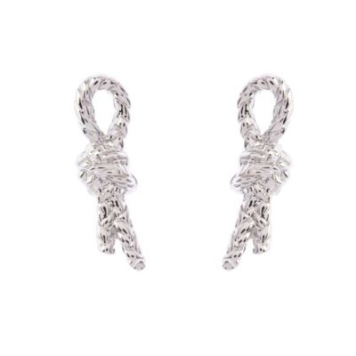 Ted Baker ladies' silver knot studs - Product number 9378227