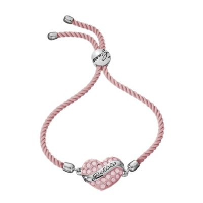 Guess Pink Crystal Heart Bracelet - Product number 9383557
