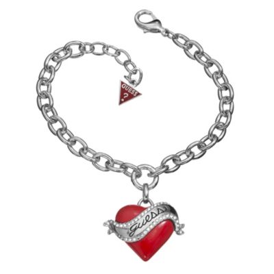 Guess Red Heart Logo Bracelet - Product number 9383662