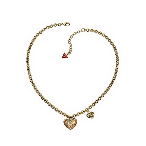 Guess Gold-Plated Heart Necklace