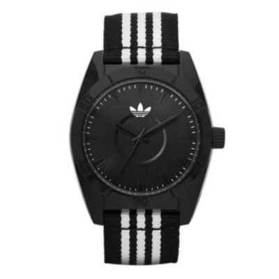 Adidas Men's Black & White Strap Watch - Product number 9384596