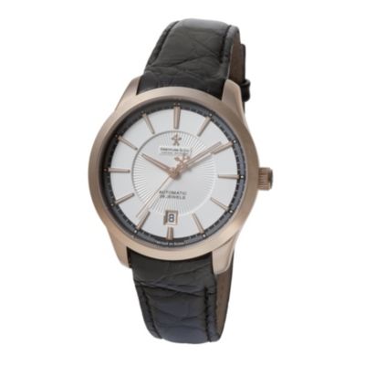 Dreyfuss & Co leather strap automatic watch Ernest Jones