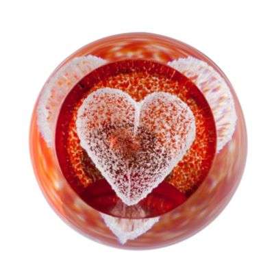 Red Heart Paperweight