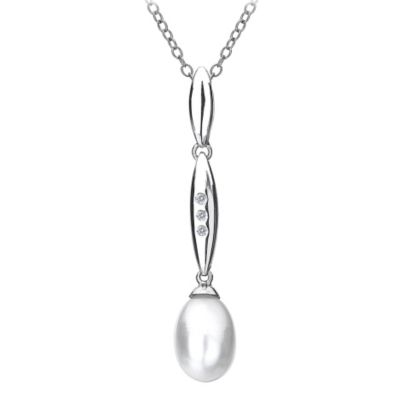 Hot Diamonds silver diamond & pearl pendant - Product number 9413049