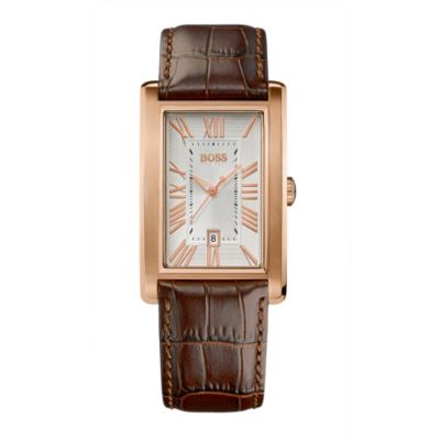 Hugo Boss men's rose gold-plated watch - Product number 9413375