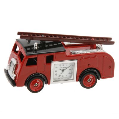 Miniature Fire Engine Clock