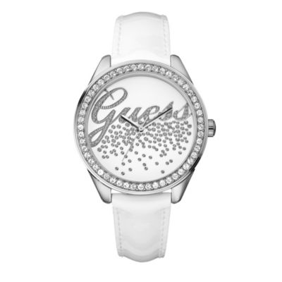 Guess Party Girl White Strap Watch - Product number 9429182