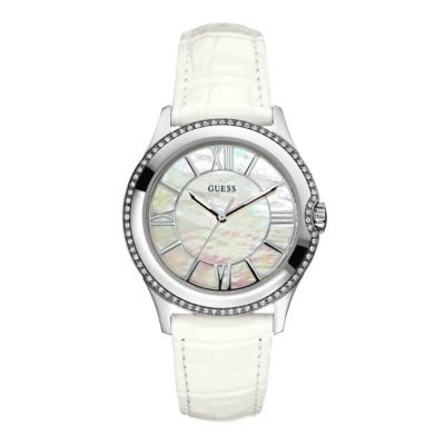 Guess Moonbeam White Strap Watch - Product number 9429220