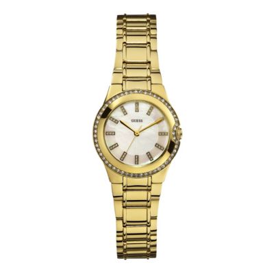 Guess Mini Moonbeam Gold Bracelet Watch