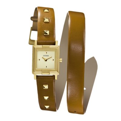 Guess Wrap N Roll Brown Strap Watch - Product number 9429328