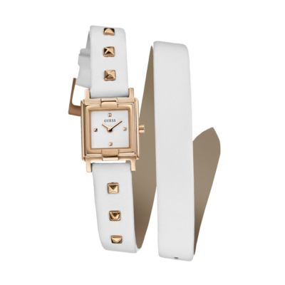 Guess Wrap N Roll White Strap Watch - Product number 9429336
