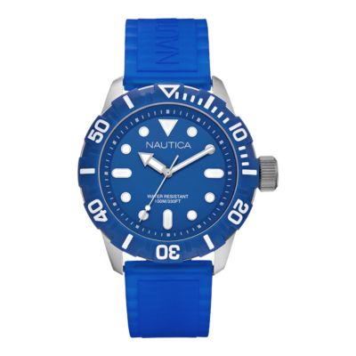 Nautica men's blue jelly strap watch - Product number 9431950
