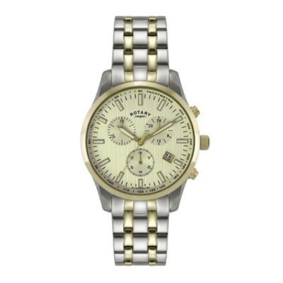 Rotary Men's Two Tone Bracelet Watch - Product number 9436618