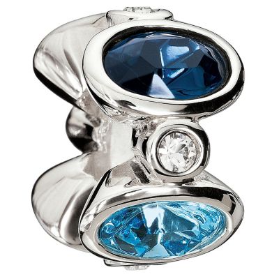 Chamilia Silver Majestic Blue Oval Bead - Product number 9436766