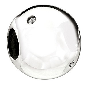 Chamilia Silver Industrial Crystal Roundabout Bead
