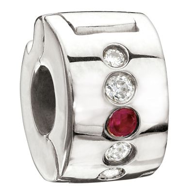 Chamilia Silver Gem Lock Fuchsia Bead - Product number 9436987