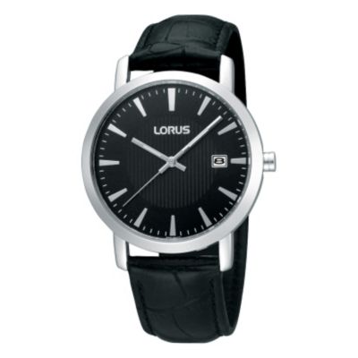 Lorus Men's Black Strap Watch - Product number 9438211