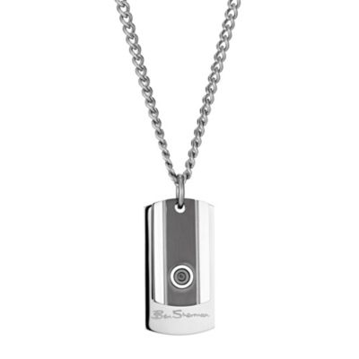 Ben Sherman Stainless Steel Double Target Pattened Dog Tag - Product number 9439226