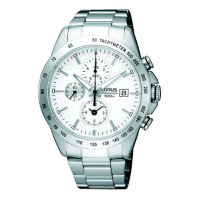 Lorus Men's Stainless Steel Bracelet Chronograph Watch - Product number 9444483