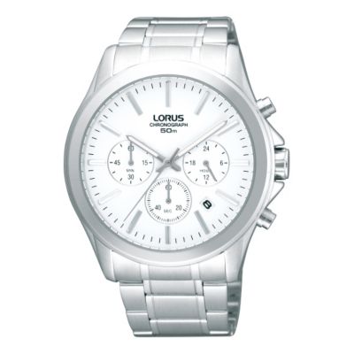 Lorus Men's Stainless Steel White Chronograph watch - Product number 9445633