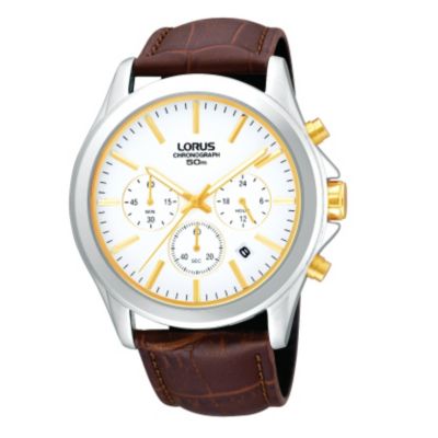Lorus Men's Brown Mock Croc Leather - Product number 9445765