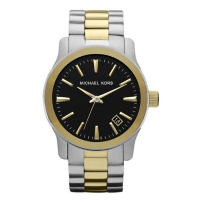 Michael Kors men's two colour stainless steel bracelet watch - Product number 9446044