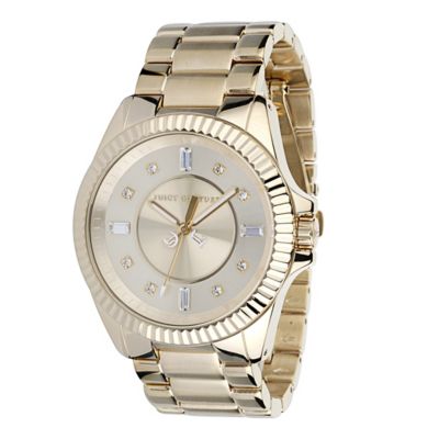 Juicy Couture ladies' champagne dial stone set watch - Product number 9446222