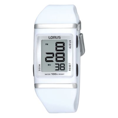 Lorus Children's White Strap Digital Watch - Product number 9447091