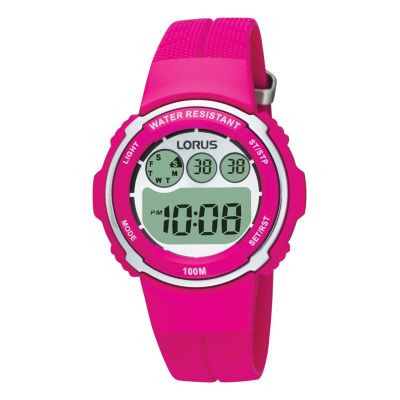 Lorus Children's Pink Digital Watch - Product number 9447636