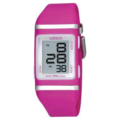 Lorus Children's Pink Digital Watch - Product number 9447687