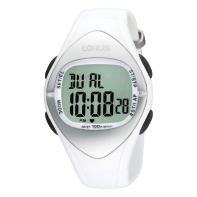 Lorus Ladies' White Strap Watch - Product number 9447695