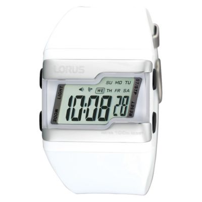 Lorus Ladies' White Strap Watch - Product number 9447806