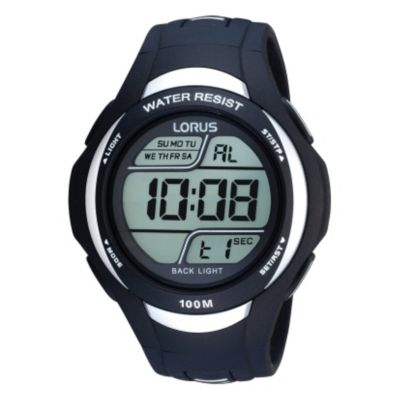Lorus Men's Black Digital Watch - Product number 9450254