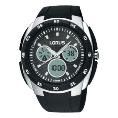 Lorus Men's Analogue & Digital Black Watch - Product number 9450289