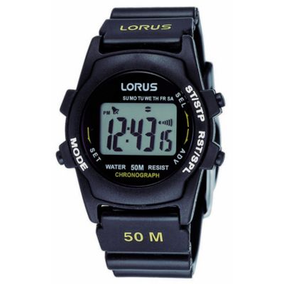 Lorus Men's Black Multi Digital Watch - Product number 9450297