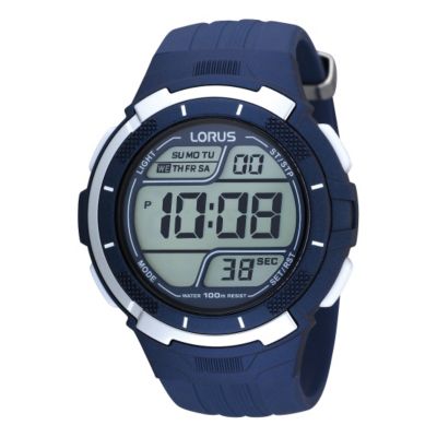 Lorus Men's Navy Blue Digital Watch - Product number 9450351