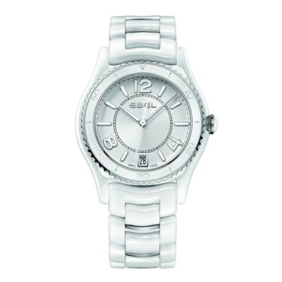 Ebel ladies' white ceramic & stainless steel bracelet watch - Product number 9454004