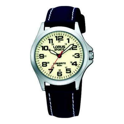 Lorus Lumibrite Ladies' Navy Strap Watch - Product number 9454543