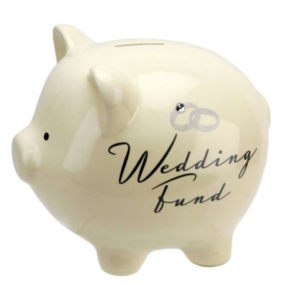 H Samuel Special Memories Ceramic Wedding Fund Piggy Bank