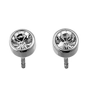 Oliver Weber Stone Set Stud Earrings