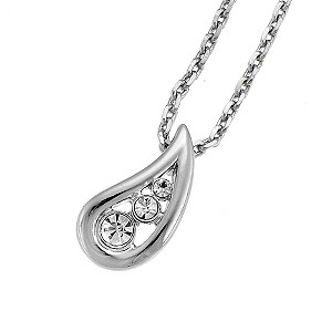 Oliver Weber Crystal Teardrop Pendant