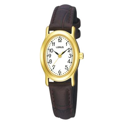 Lorus Ladies' Gold-Plated Oval Dial Watch - Product number 9459413