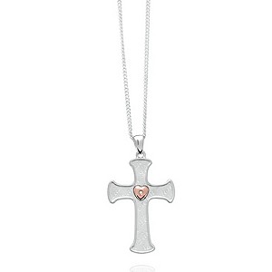 Clogau Calon Lan Cross Pendant