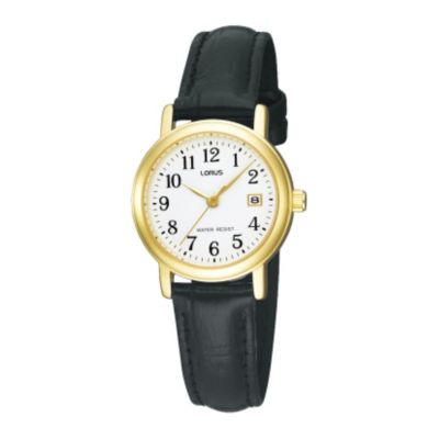 Lorus Ladies' Black Strap Watch - Product number 9462872